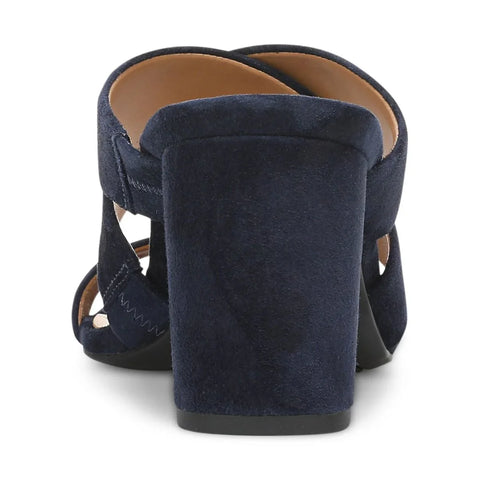 Merlot Heeled Slide Sandal
