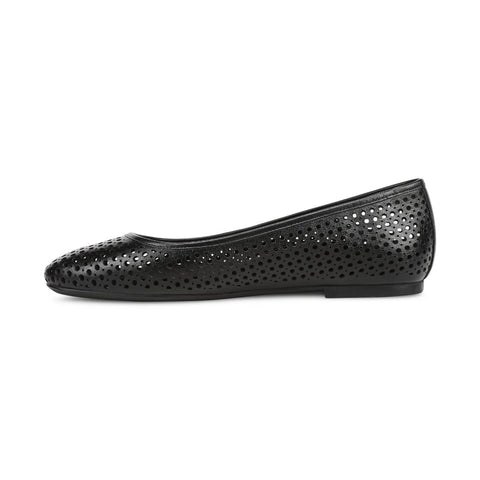 Orinda Perf Square Toe Ballet Flat
