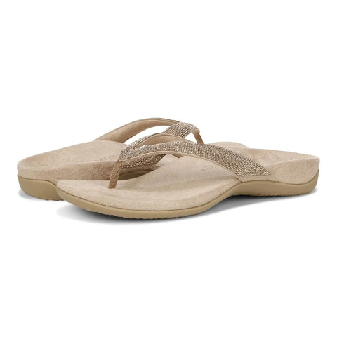 Dillon Shine Toe Post Sandal