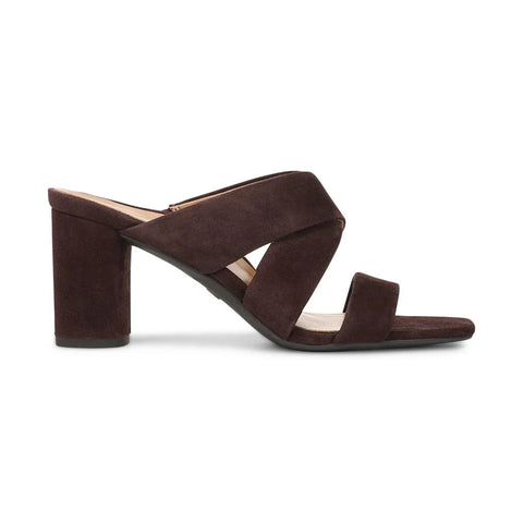 Merlot Heeled Slide Sandal