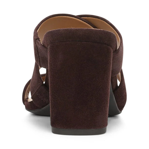 Merlot Heeled Slide Sandal