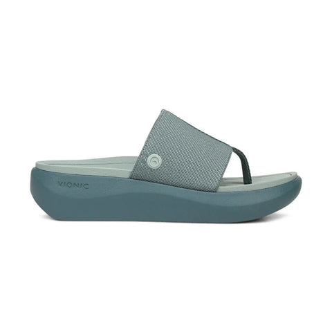 Beach Aqua Platform Toe Post Sandal